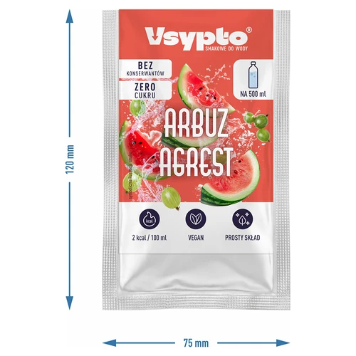 VSYPTO o smaku Arbuz Agrest, 3g - 4