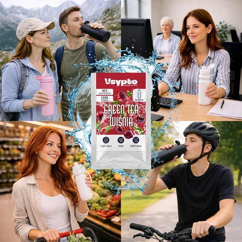 VSYPTO o smaku Green Tea Wiśnia, 3g - 7