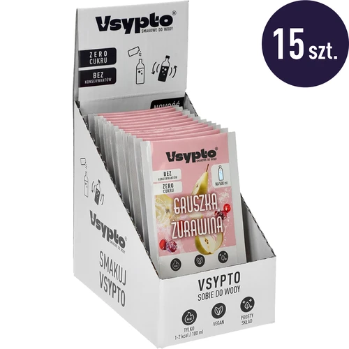 VSYPTO o smaku Gruszka Żurawina, 3g - 9
