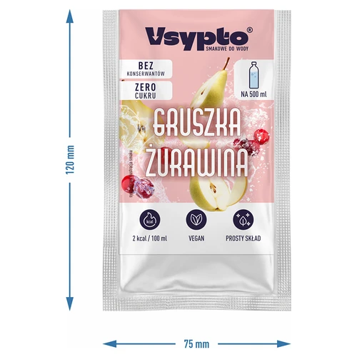 VSYPTO o smaku Gruszka Żurawina, 3g - 4