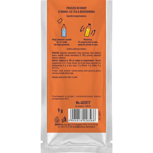 VSYPTO o smaku Ice Tea Brzoskwinia, 9g - 3