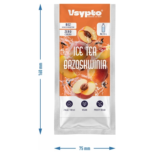 VSYPTO o smaku Ice Tea Brzoskwinia, 9g - 4