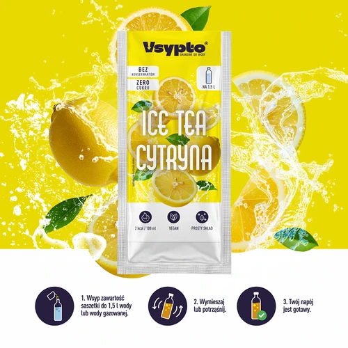 VSYPTO o smaku Ice Tea Cytryna, 9g - 5