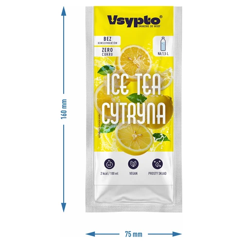 VSYPTO o smaku Ice Tea Cytryna, 9g - 4