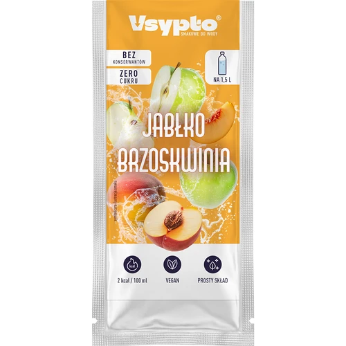 Vsypto o smaku Jabłko Brzoskwinia, 9g - 2