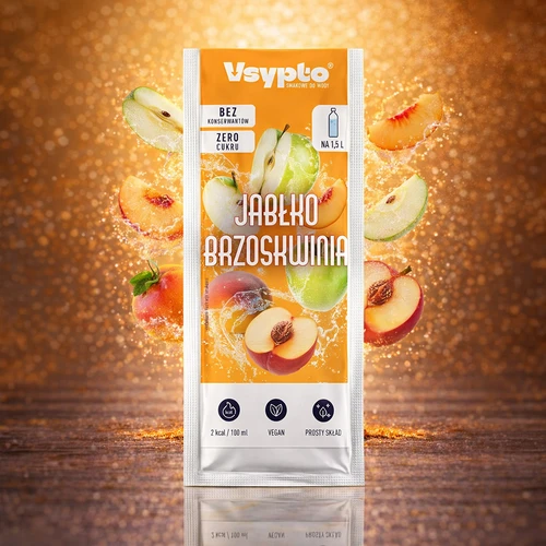 Vsypto o smaku Jabłko Brzoskwinia, 9g