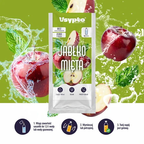 VSYPTO o smaku Jabłko Mięta, 9g - 5