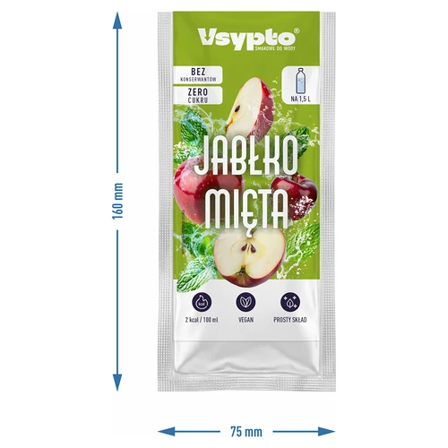VSYPTO o smaku Jabłko Mięta, 9g - 4