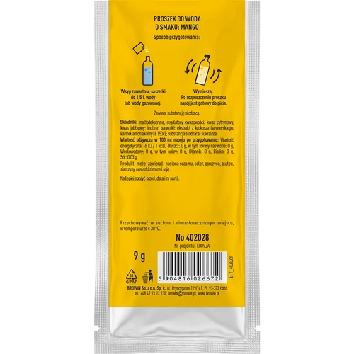 VSYPTO o smaku mango, 9g - 3