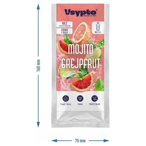 VSYPTO o smaku Mojito Grejpfrut, 9g - 4