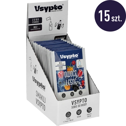 VSYPTO o smaku owoców leśnych, 3g - 9