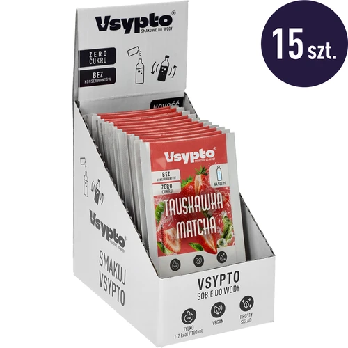 VSYPTO o smaku Truskawka Matcha, 3g - 9