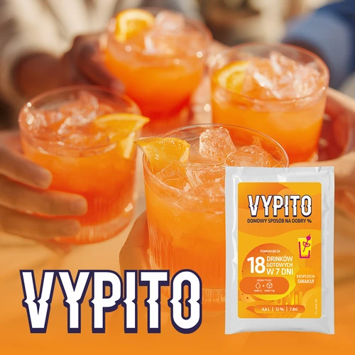 VYPITO 12%, bustina per 18 drink - Arancia, 126g - 6