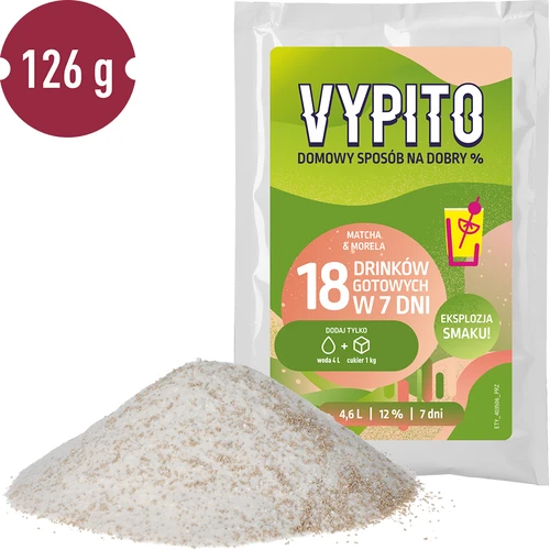 VYPITO 12%, bustina per 18 drink - Matcha-Albicocca, 126g - 3