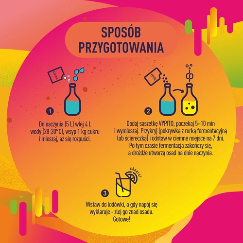 VYPITO 12%, saszetka na 18 drinków – Multitropic, 126g - 5