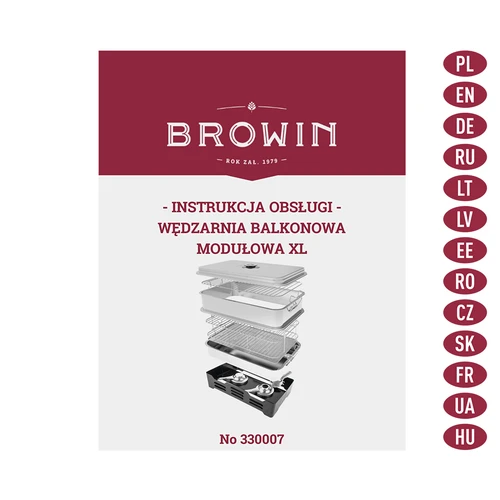 Wędzarnia balkonowa z regulacją pojemności - 8