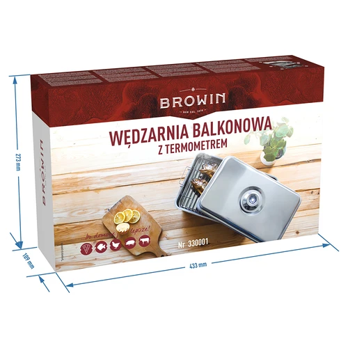 Wędzarnia balkonowa z termometrem - 6