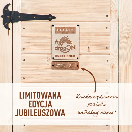 Wędzarnia z Wi-Fi, 200 L- dragON WOOD 100IQ z elektrycznym modułem grzejnym i sterownikiem - 4