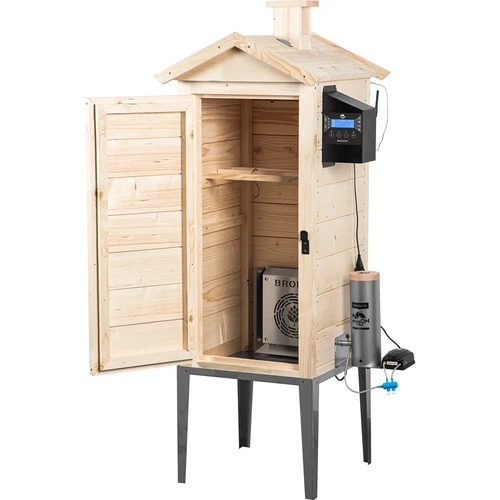 Wędzarnia z Wi-Fi, 200 L- dragON WOOD 100IQ z elektrycznym modułem grzejnym i sterownikiem - 2