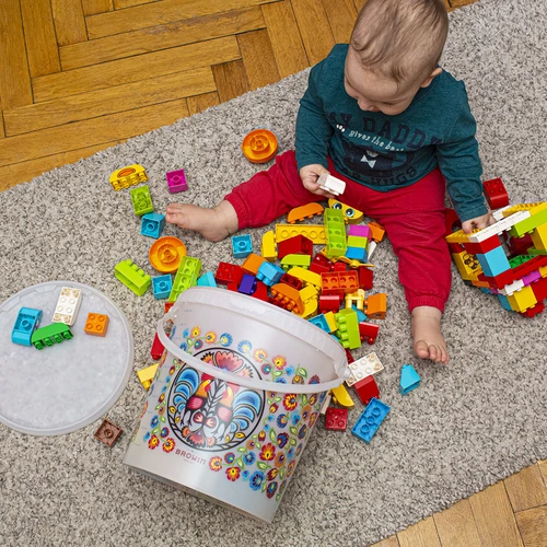 Wiadro spożywcze GWIOZDA - z pokrywką, 10 L - 9