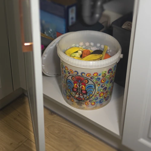 Wiadro spożywcze GWIOZDA - z pokrywką, 10 L - 8