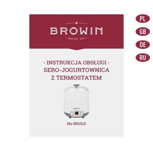 Yogurtiera con termostato 1,5 L - 9