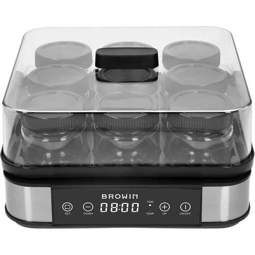 Yogurtiera con termostato, 9 vasetti, 1,6 L - 2