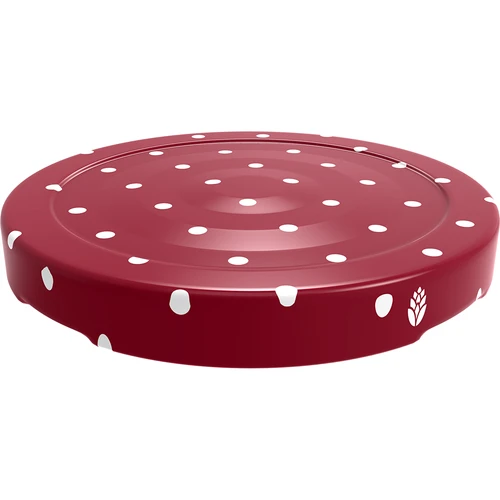 Zakrętka fi 43 mm kropki mix - 10 szt. - 7