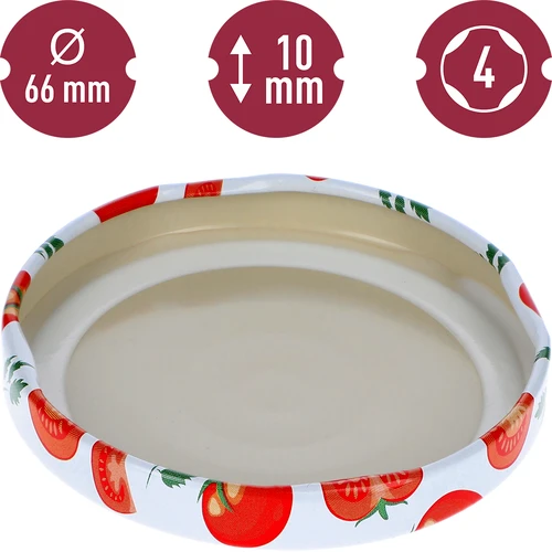 Zakrętka fi 66/4 w pomidory - 10 szt. - 4