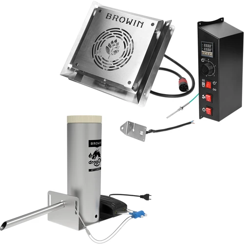 Zestaw dragON do wędzarni - moduły elektryczne ze sterownikiem cyfrowym i generator dymu JET 1 LONG