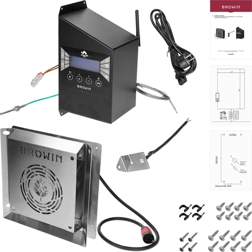 Zestaw dragON do wędzarni - moduły IQ z Wi-Fi i generator dymu JET 1 LONG - 2
