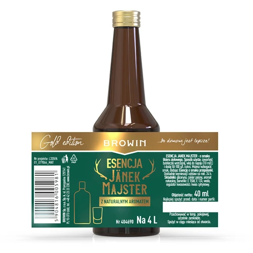 Zestaw esencji Jänek Majster 40 ml + Przepalanka 40 ml - 6