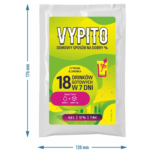 Zestaw imprezowy - Vypito Cytryna i limonka - 5