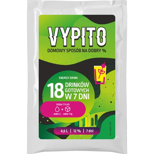 Zestaw imprezowy - Vypito Energy drink - 2
