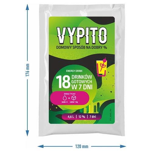 Zestaw imprezowy - Vypito Energy drink - 5