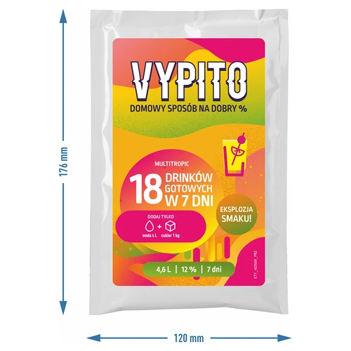 Zestaw imprezowy - Vypito Multitropic - 5