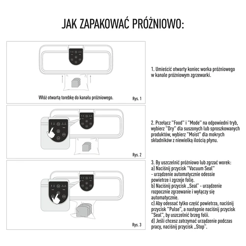 Zgrzewarka próżniowa - premium LED - 10