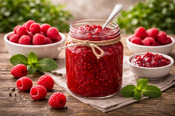 Confettura di lamponi