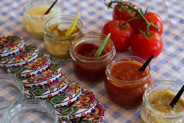 Domowe sosy: ketchup, majonez i musztarda