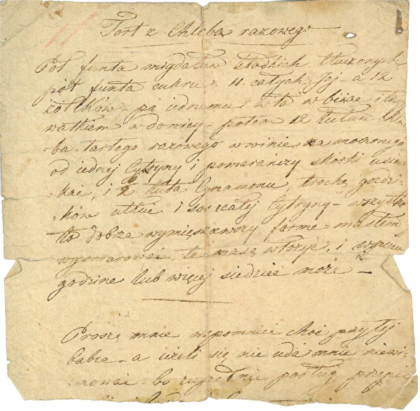 Episodio 1: Torta di pane integrale