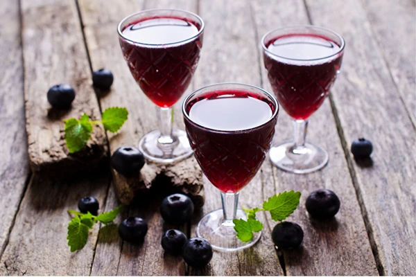 Liquore ai mirtilli americani