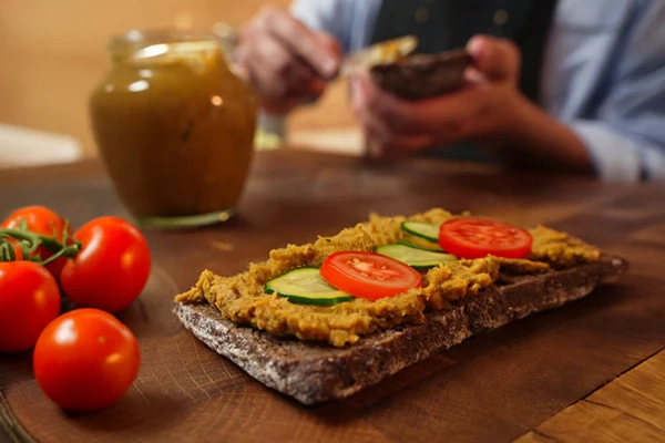 Paté veg di lenticchie e zucca dal cuoci-prosciutto