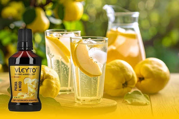 Sparkling Pigwa - drink analcolico rinfrescante con note di miele e cotogna