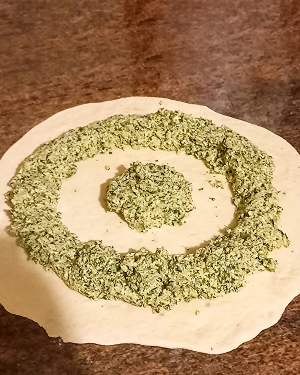 Stella lievitata agli spinaci