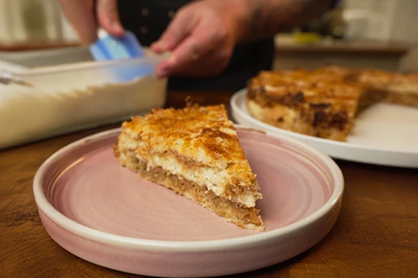 Torta di mele del boscaiolo