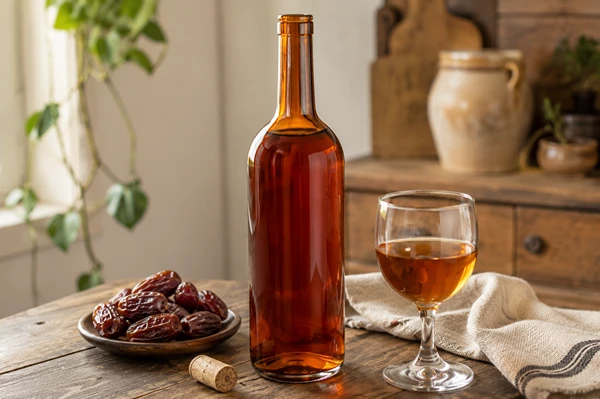 Vino di datteri semidolce fatto in casa