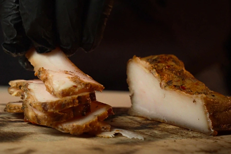 Browin Przepiśnik - Lardo affumicato alle erbe