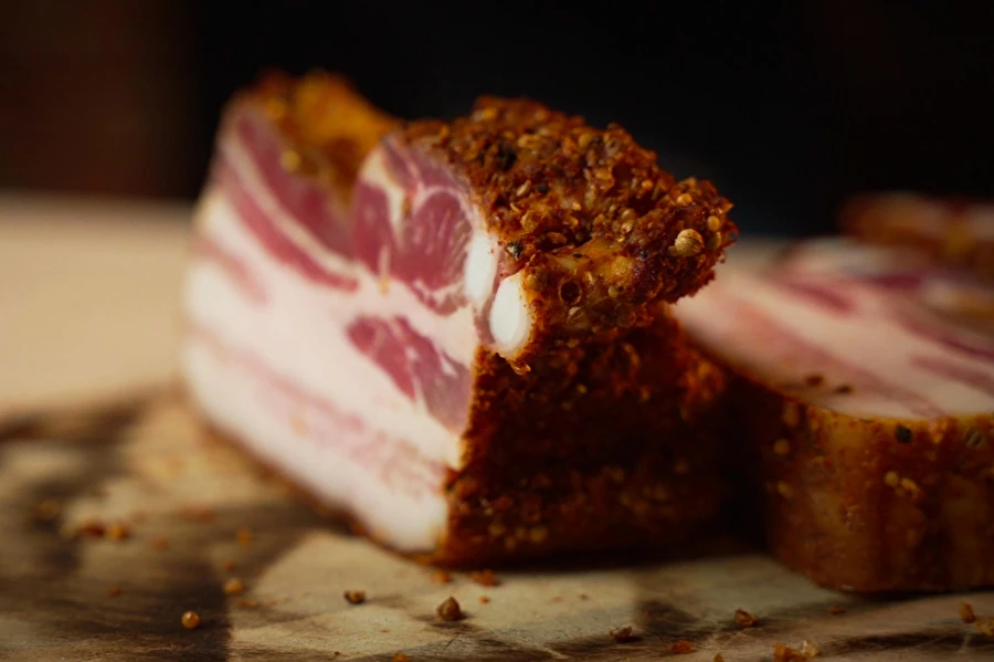 Browin Przepiśnik - Pancetta affumicata in stile pastrami