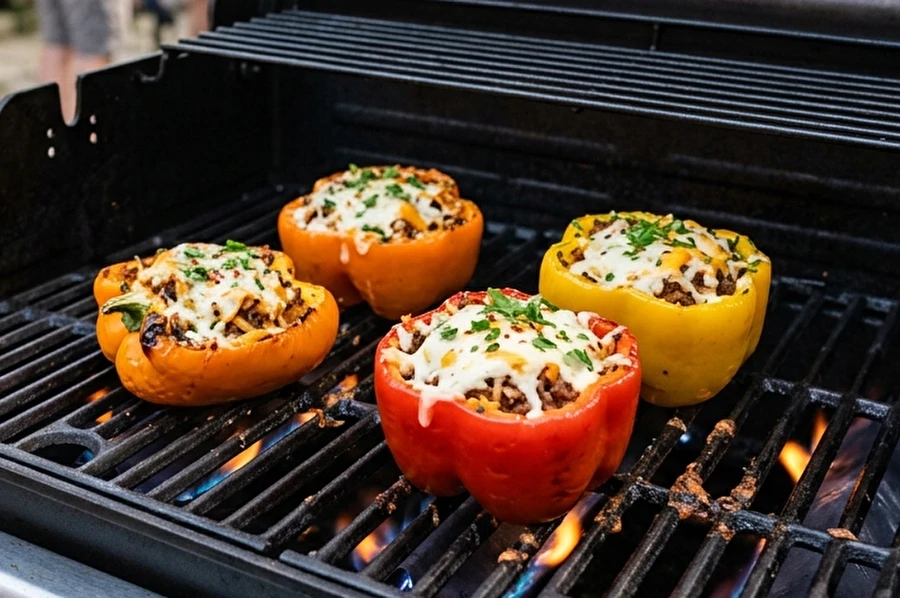 Browin Przepiśnik - Peperoni ripieni dal barbecue a gas